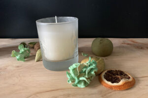 Etched Cambridge Skyline Candle Holder