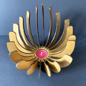 Wooden Tealight Holder